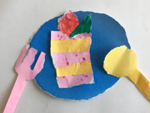 折り紙ケーキ・おままごと・簡単・作り方・２歳